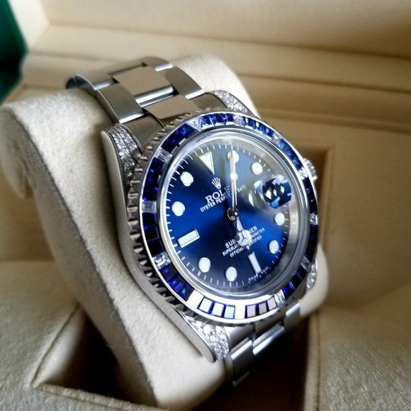 Rolex Submariner 116610LN Diamonds Steel Sapphire - Picture 6 of 8